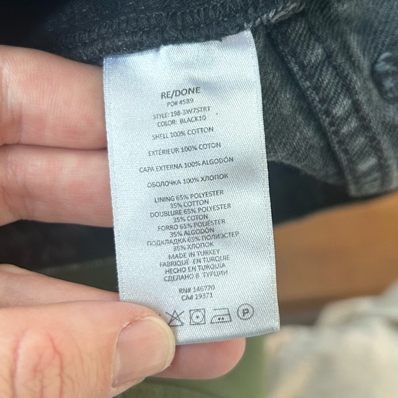 Re/Done 70’s Straight Jeans Sz 25 - Picture 5 of 6